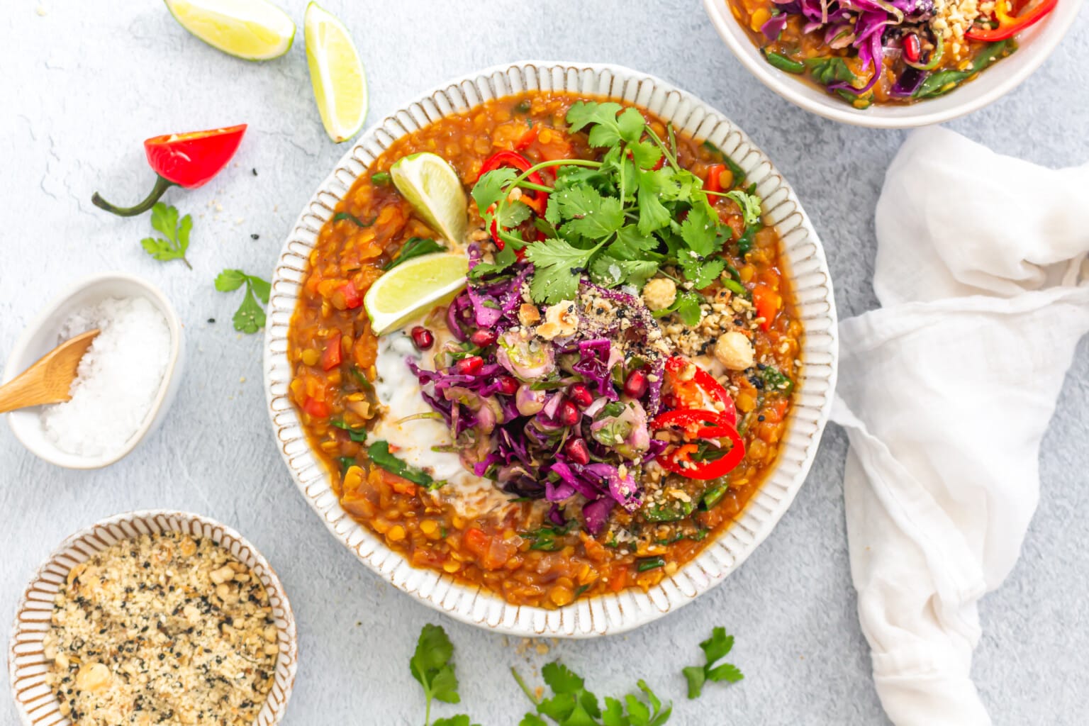 Recipe: Simple Red Pepper &amp; Spinach Dahl │ JL Collective │ Yoga &amp; Pilates